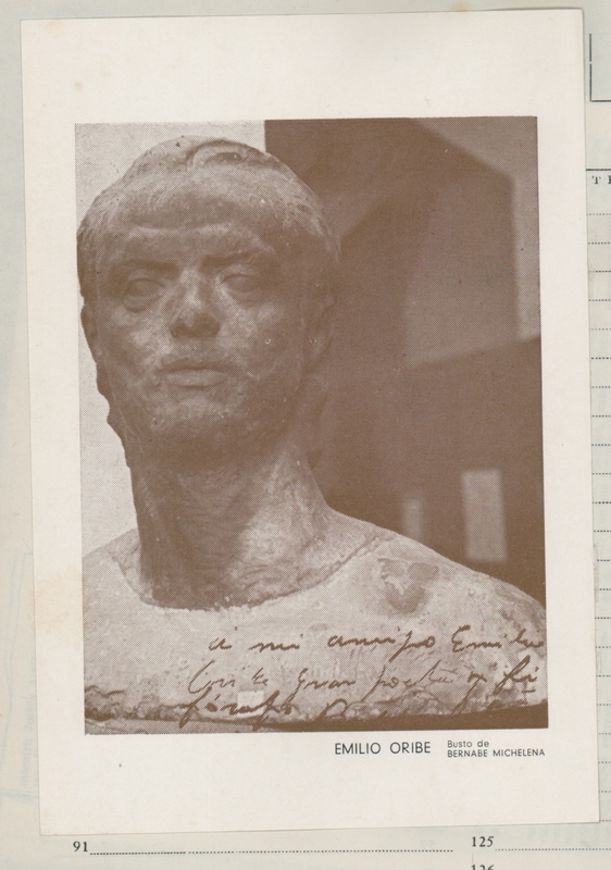 Busto de Oribe realizado por Michelena