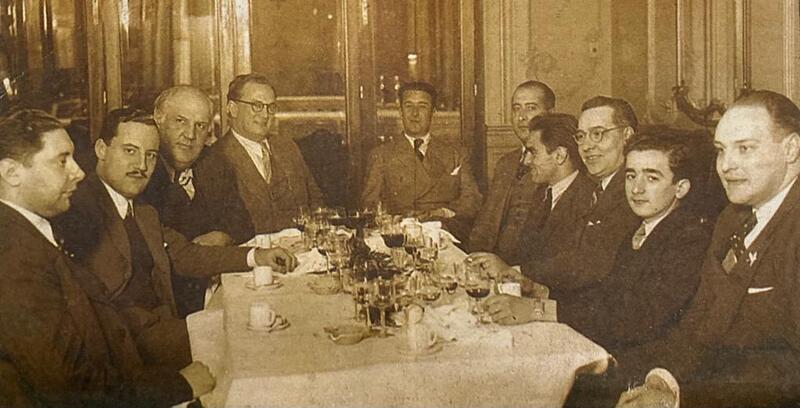 Almuerzo ofrecido a Andrés Percivale por "Cine Radio Actualidad", 1938