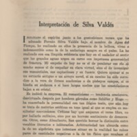 «Interpretación de Silva Valdés», J. L. Borges en Proa, n°2, set. de 1924