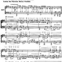 Partitura de Clavel del aire