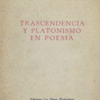 Trascendencia y platonismo en poesía, 1948