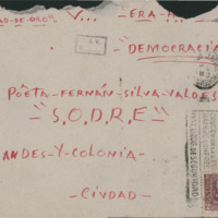 Sobre de carta dirigida enviado a FSV en Radio Sodre