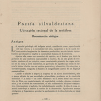 Poesía silvadesiana. Ubicación racional de la metáfora, Norberto A. Frontini