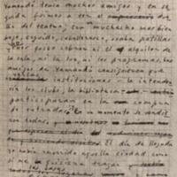 Manuscrito sobre las giras con Yamandú