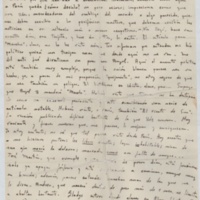 Carta de Mario y Gladys a José Pedro Díaz y Amanda Berenguer, abril 1950