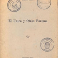 Oribe, Emilio. El único y otros poemas, 1949