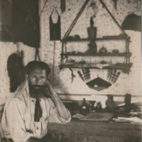 Quiroga en su cuarto de trabajo, 1931-1933