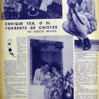 Enrique Tea, o el torrente de chistes