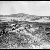 Cruce del Camino al Cerro, sobre el arroyo Pantanoso, circa 1900