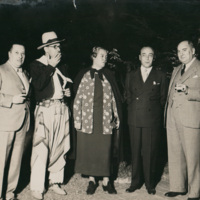 Fernán Silva Valdés con Gabriela Mistral, 13 de feb. de 1938