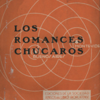 Los romances chúcaros, 1933