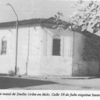 Casa natal de Emilio Oribe en Melo. Calle 18 de Julio esquina Sarandí.png