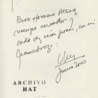 Dedicatoria de Hugo Burel a HAT.jpg