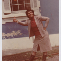 Gladys en San Pablo, visitando a su hermana Nenuca, 1983