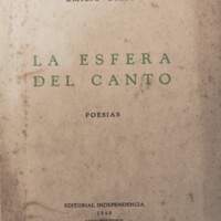 Oribe, Emilio. La esfera del canto, 1948