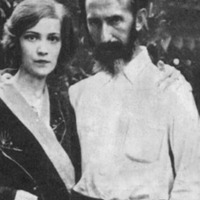Junto a Ana María Cirés, su primera esposa