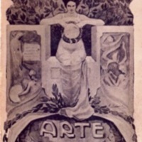 Portada de revista Arte. Revista Literaria y Social. 1909