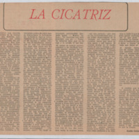 La cicatriz. El País 11.VII.1965