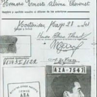 Credencial cívica de HAT, 1941